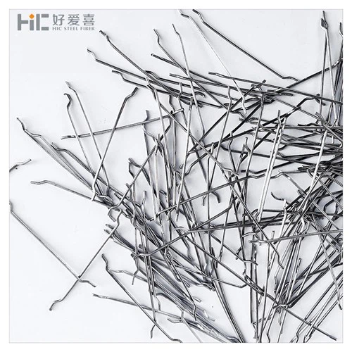 ألياف فولاذية ذات طرف مدمن فضفاض